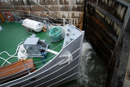 Bug der Diana vor dem Schleusentor