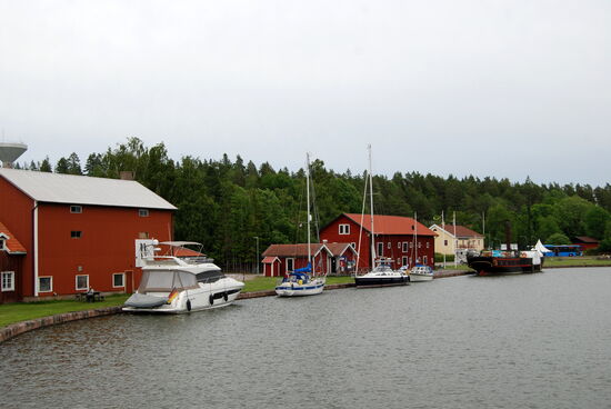 der Gästehafen von Lyrestad