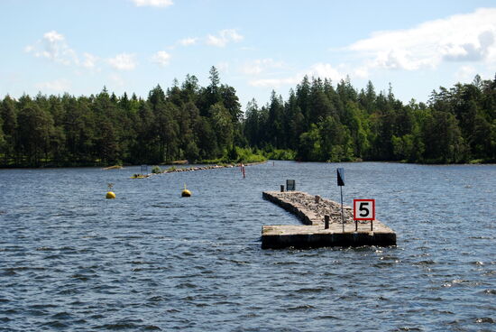 Einfahrt zum Tatorp-Forsvik Kanal