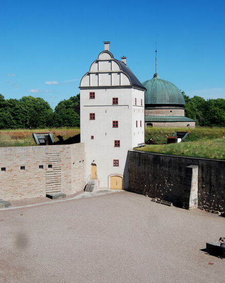 Innenhof vom Fenster aus