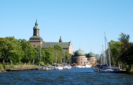 Blick zurück zum Schloß