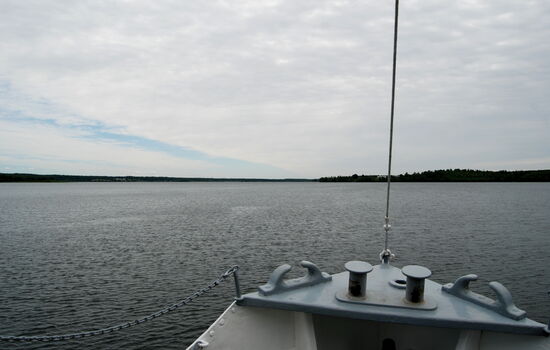 Ausfahrt auf den Boren