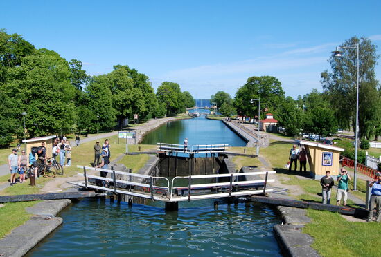 hier folgten mehrere Schleusen