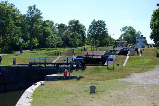 die untersten Carl-Johan-Schleusen