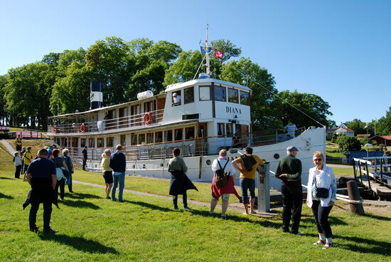 dann konnten wir wieder an Bord