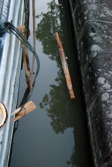 auch hier gab es Kleinholz