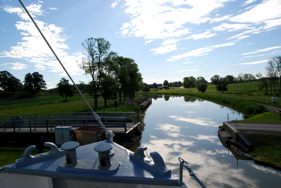 enge Brückendurchfahrt