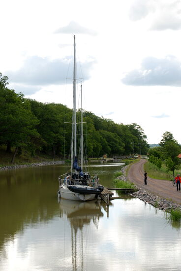 Sportboote mußten der Diana Platz machen