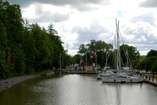 vor der Schleuse von Söderköping
