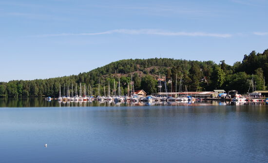 Sportboothafen in Södertälje