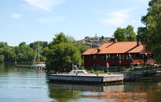 der Haiuptanleger von Björkö/Birka