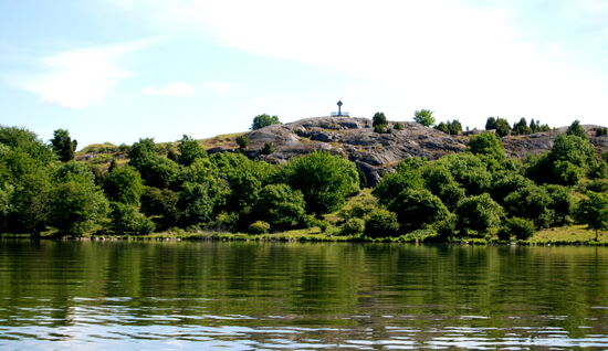 die Burg mit dem Ansgarkreuz