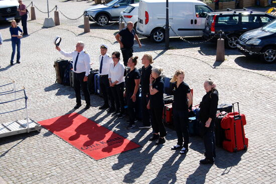 Aufstellung der Besatzung