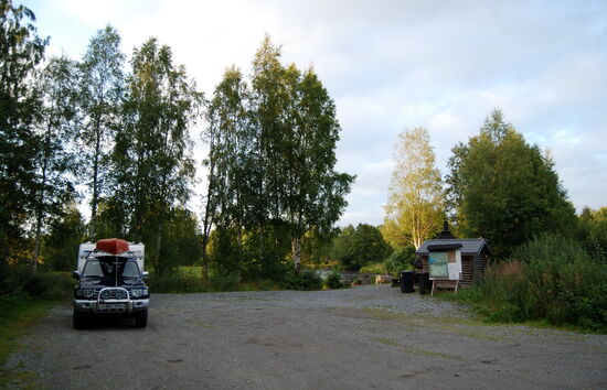 und fanden diesen schönen Übernachtungsplatz