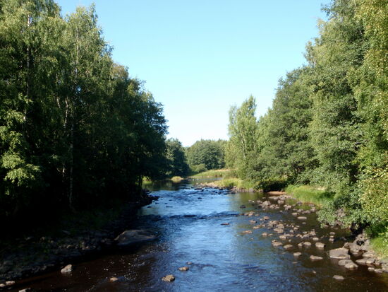 weiter fuhren wir durch das Angelgebiet zurück zur