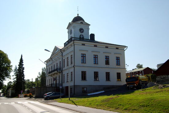 wir gingen ein kurzes Stück auf der Staketgatan und erreichten das Rathaus