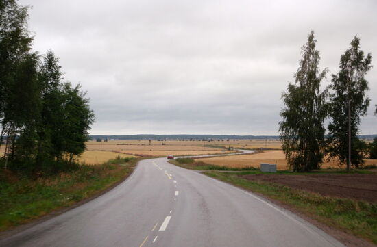 nach kurzer Fahrt erreichten wir den Meteoritenkrater
