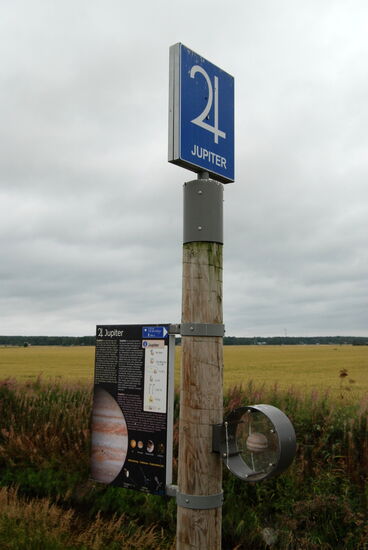 Jupiter ist etwas größer