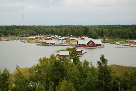 Blick auf Svedjehamn.