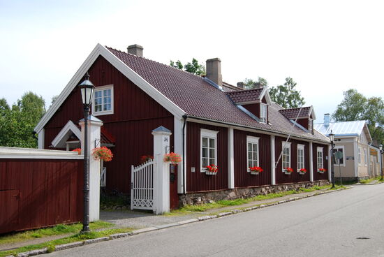 Storgatan 34, hier war Gamla Karlebys erste Bank untergebracht