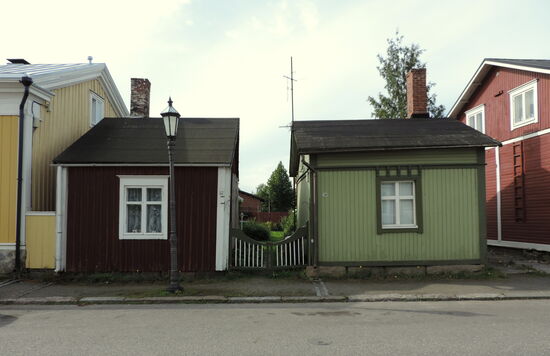 Västra Kyrkogatan 57 und 59, die kleinen Seemannshäuschen