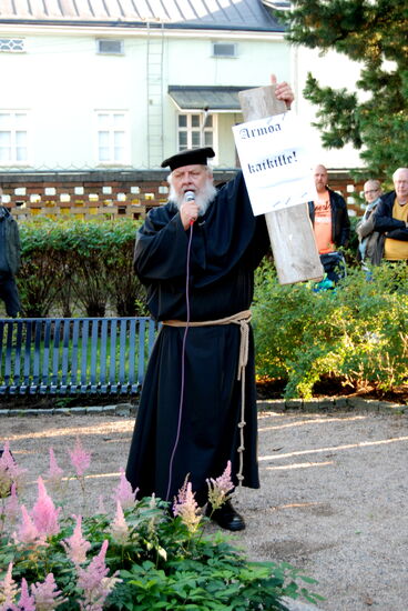 hier wurden Luthers Thesen nachgespielt