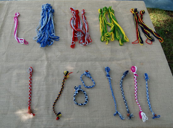 auch unser Bändchenstand war wieder da