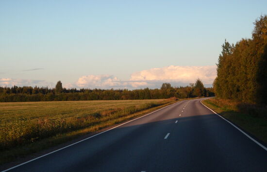 weiter fuhren wir in den Abend hinein