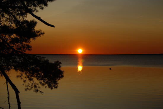 von wo wir einen herrlichen Sonnenuntergang beobachten konnten