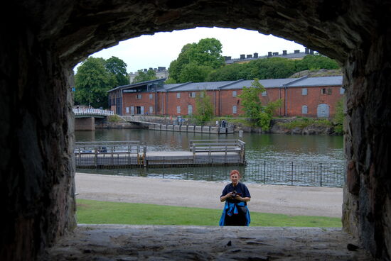 Blick zurück zum Museum