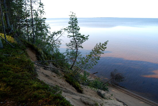 die Steilküste wurde immer steiler