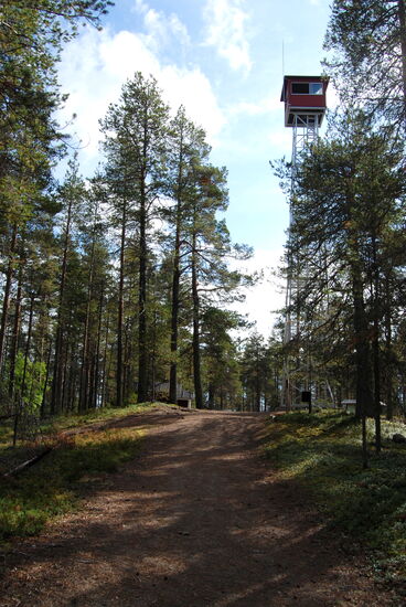 wir erreichten den Aussichtsturm