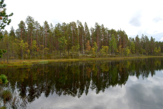 wir erreichten den See Hätäjärvi