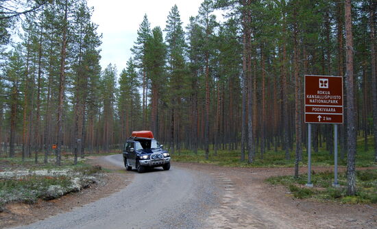 dann trafen wir uns wieder an der Zufahrtsstraße