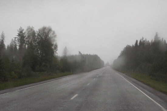 es regnete immer wieder