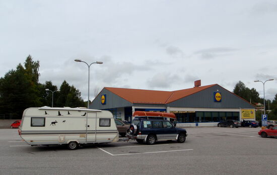 Einkauf bei Lidl in Viitasaari
