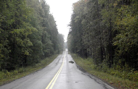 auf der Weiterfahrt regnete es wieder