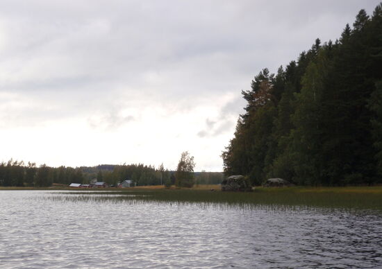 hinten links der Ort Ruovesi kam in Sicht