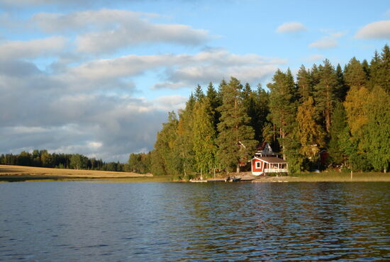 die Westspitze der Insel Siltasaari
