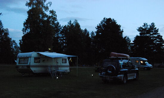 auf dem Campingplats