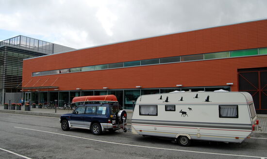 vor dem Polizeimuseum