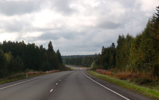 Weiterfahrt auf der E63/9