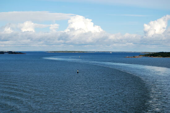 zeigte wie wir gefahren sind