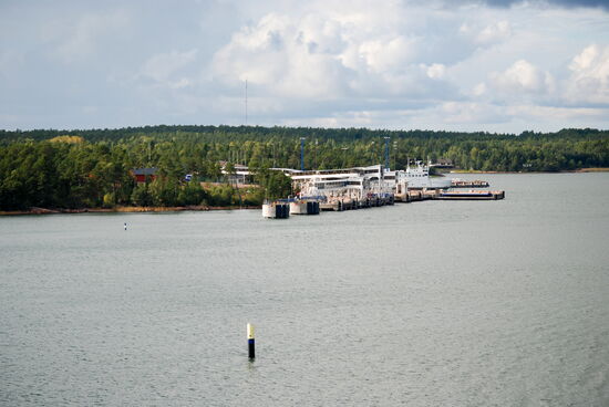 der Fähranleger Långnäs