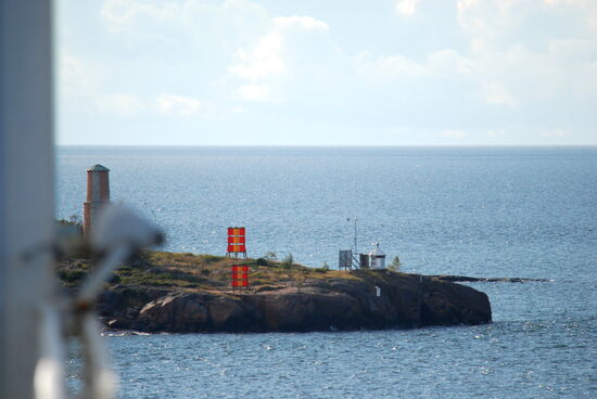 Ledskär kam in Sicht