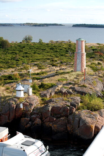 wir passierten Ledskär mit geringem Abstand
