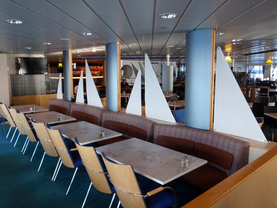 dann war es wieder Zeit, in den Speisesaal zu gehen