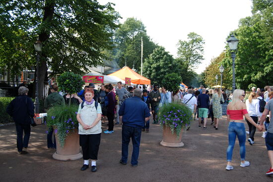 weiter gingen wir durch die Esplanaden