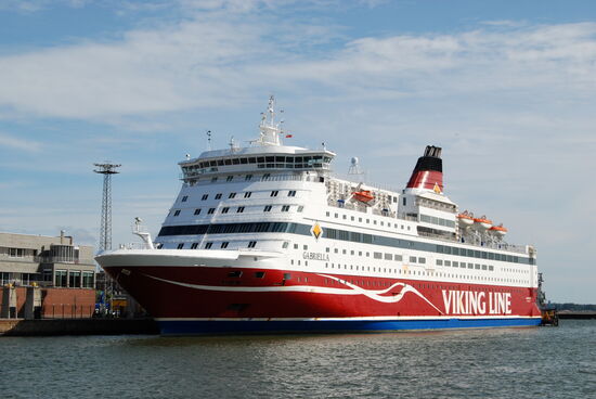 Viking-Lines Gabriella am Anleger