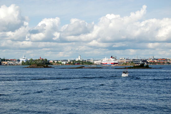 Blick zurück zur Stadt